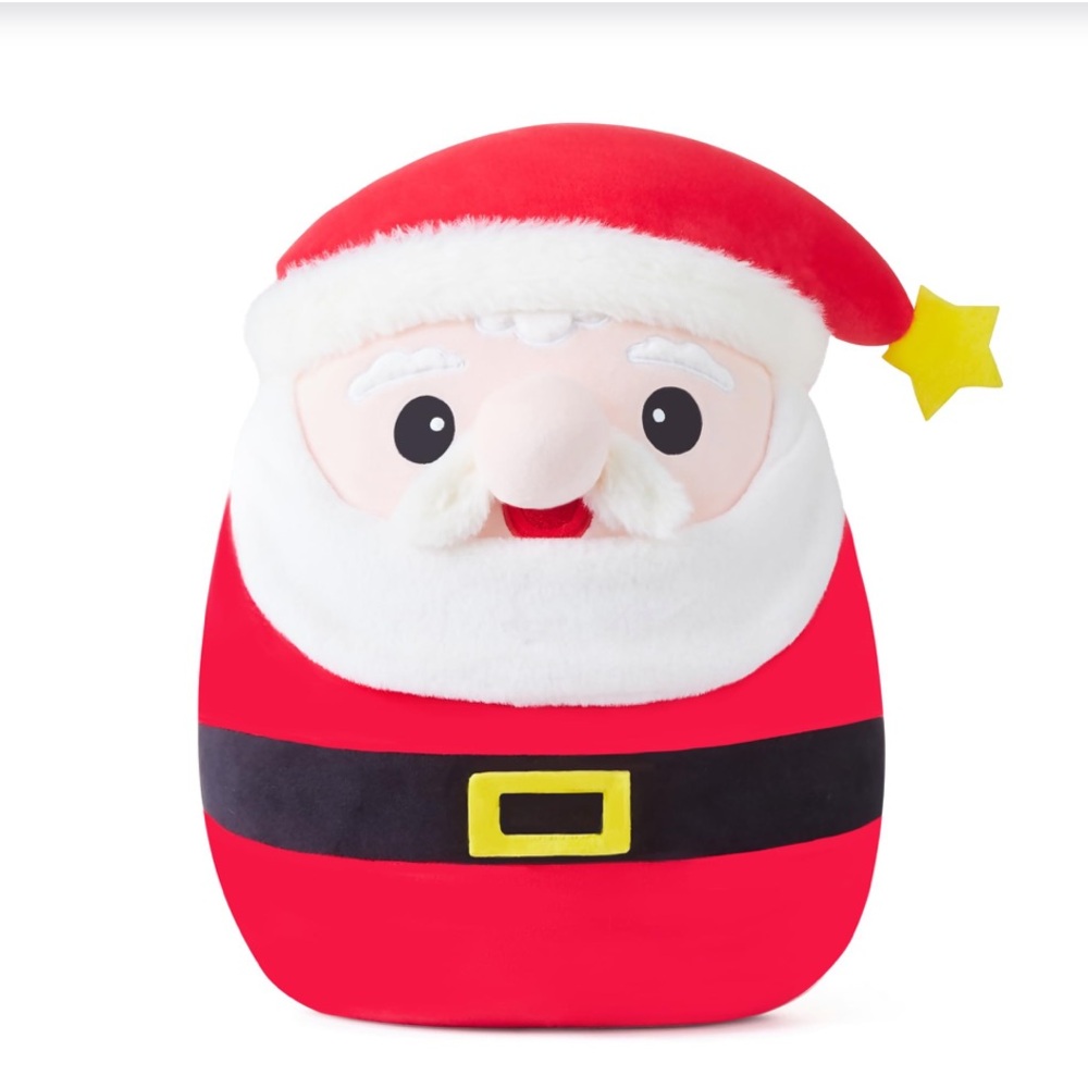 Santa Plushie Christmas Holiday Pillow